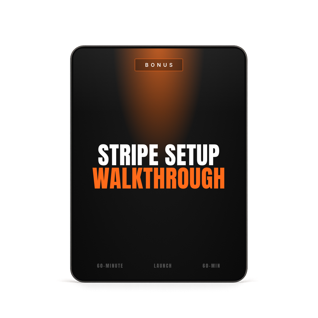 Stripe Setup Walkthrough